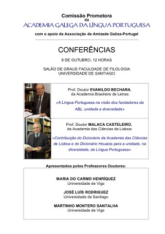 Cartaz Conferências