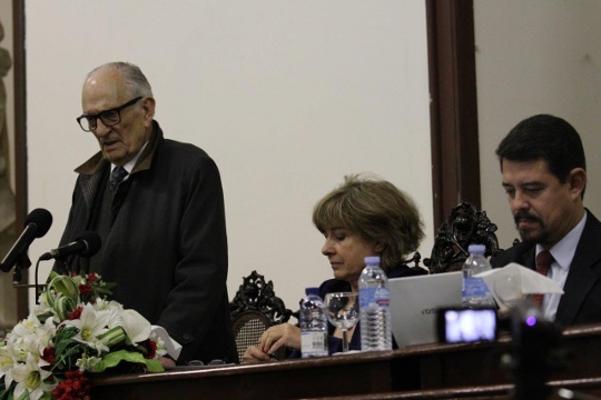 O professor Adriano Moreira no I Congresso da Cidadania Lusófona