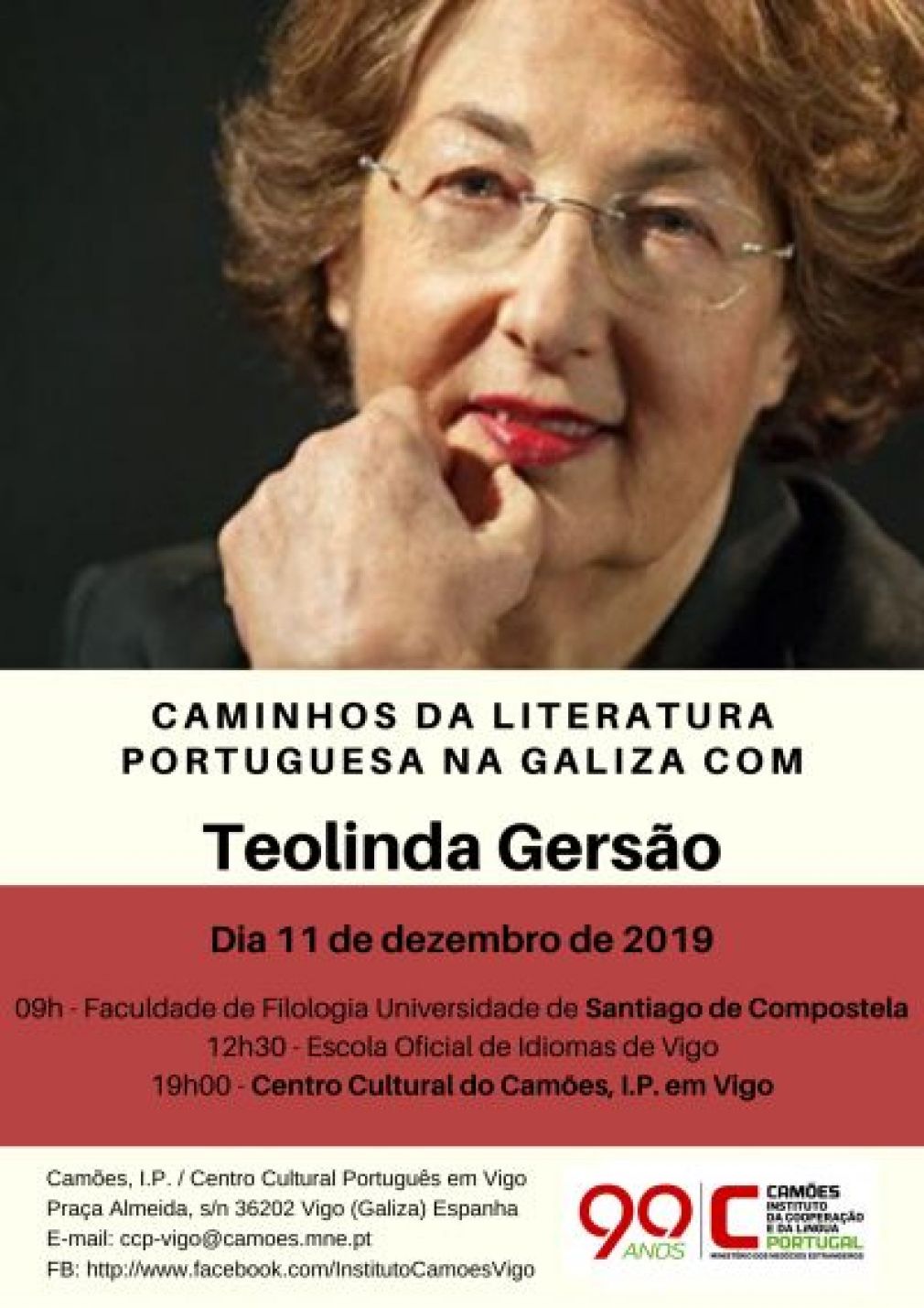 Caminhos da Literatura Portuguesa na Galiza com Teolinda Gersão